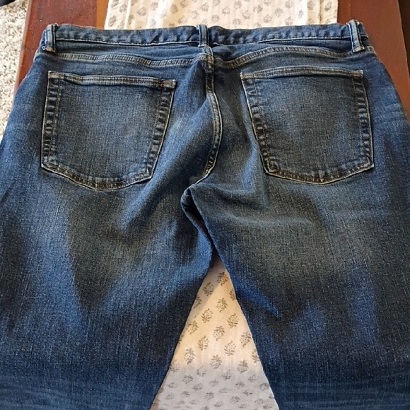 GAP Men's Dark Blue Straight Jeans - Picture 5 of 6